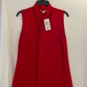 Michael Kors shirt red size 4 never worn
